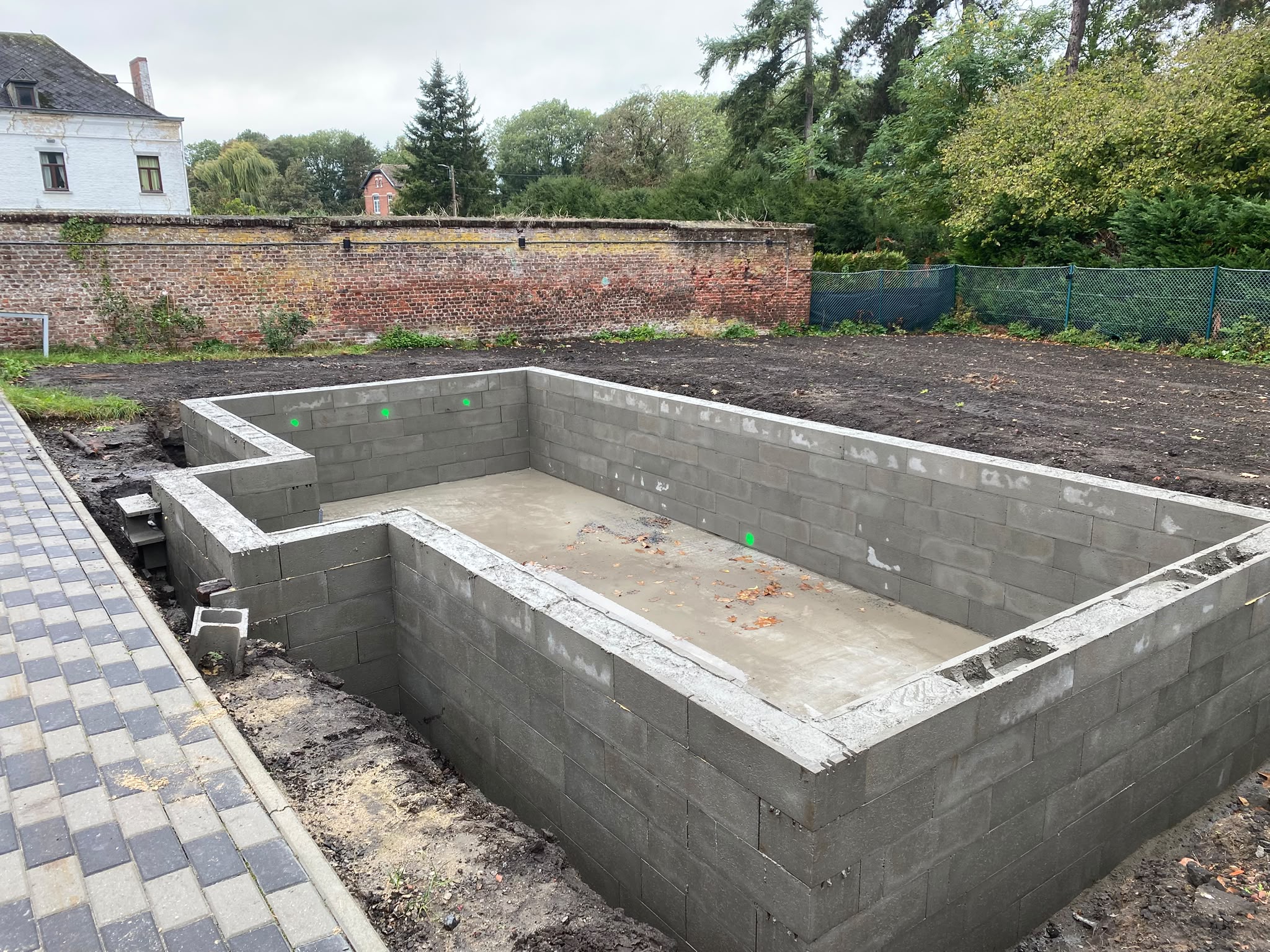 Chantier de construction en Belgique