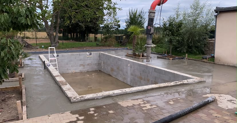 Piscine en béton, Belgique