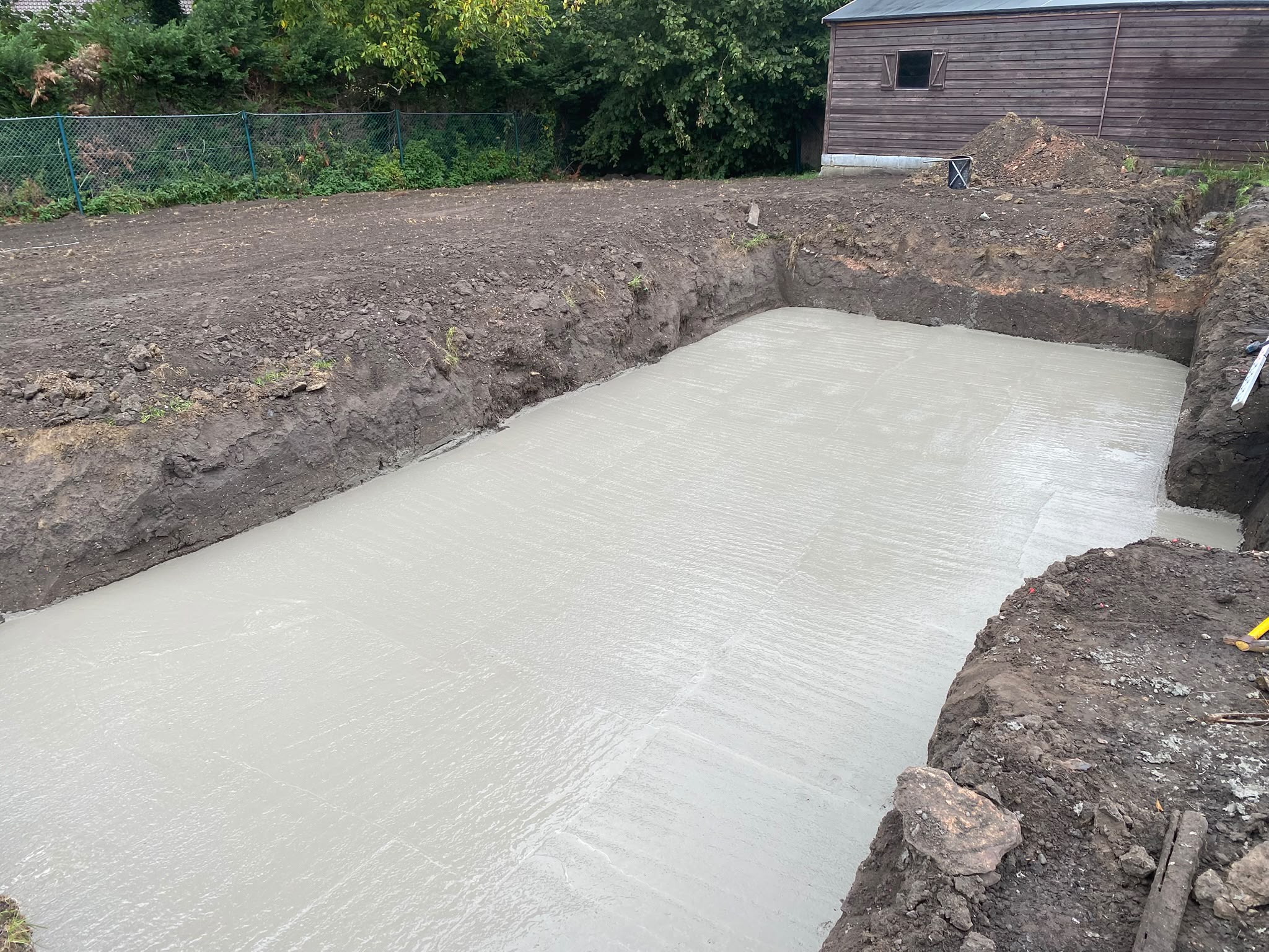 Piscine creusée en Wallonie
