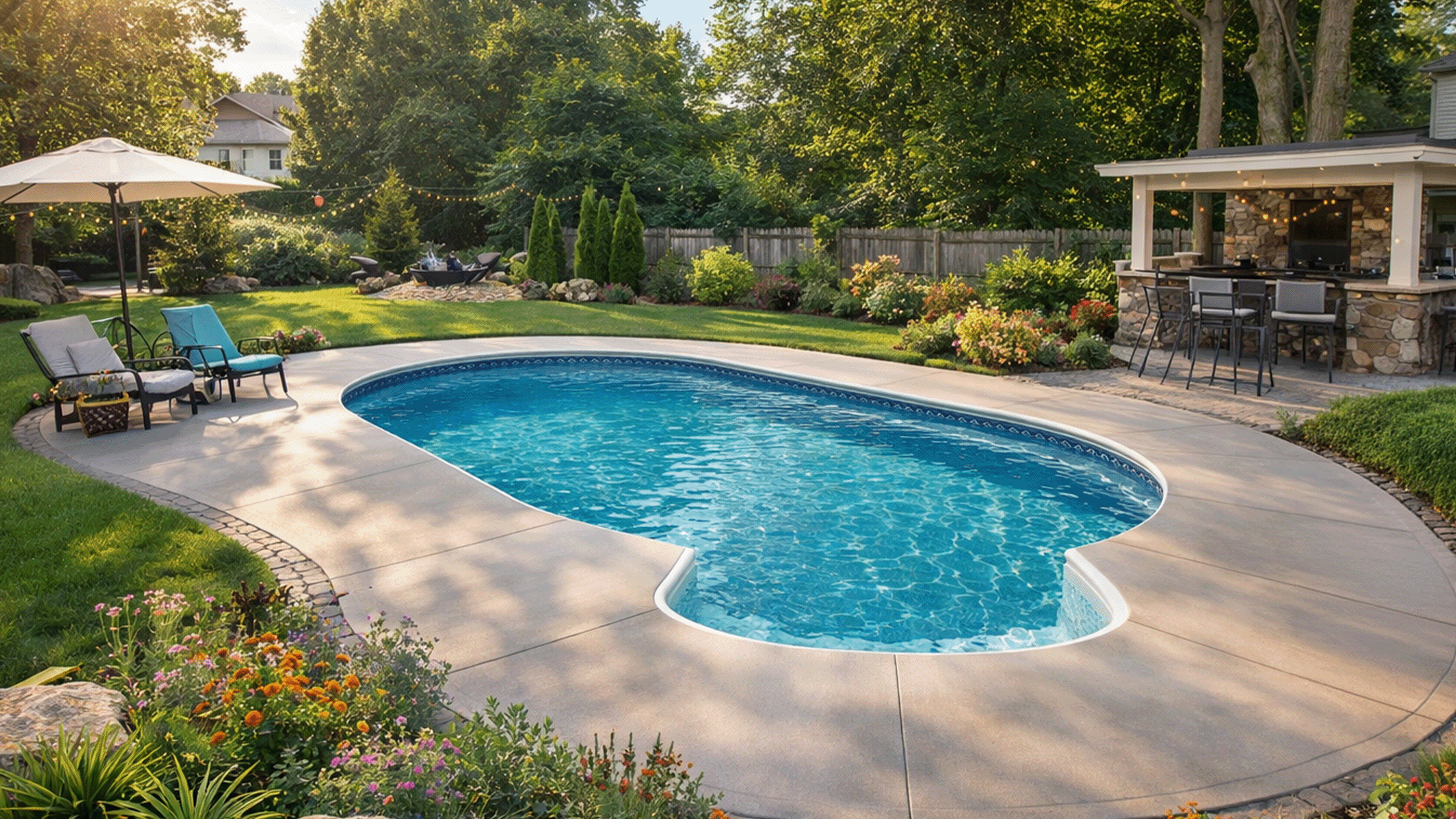 Piscine creusée en Belgique
